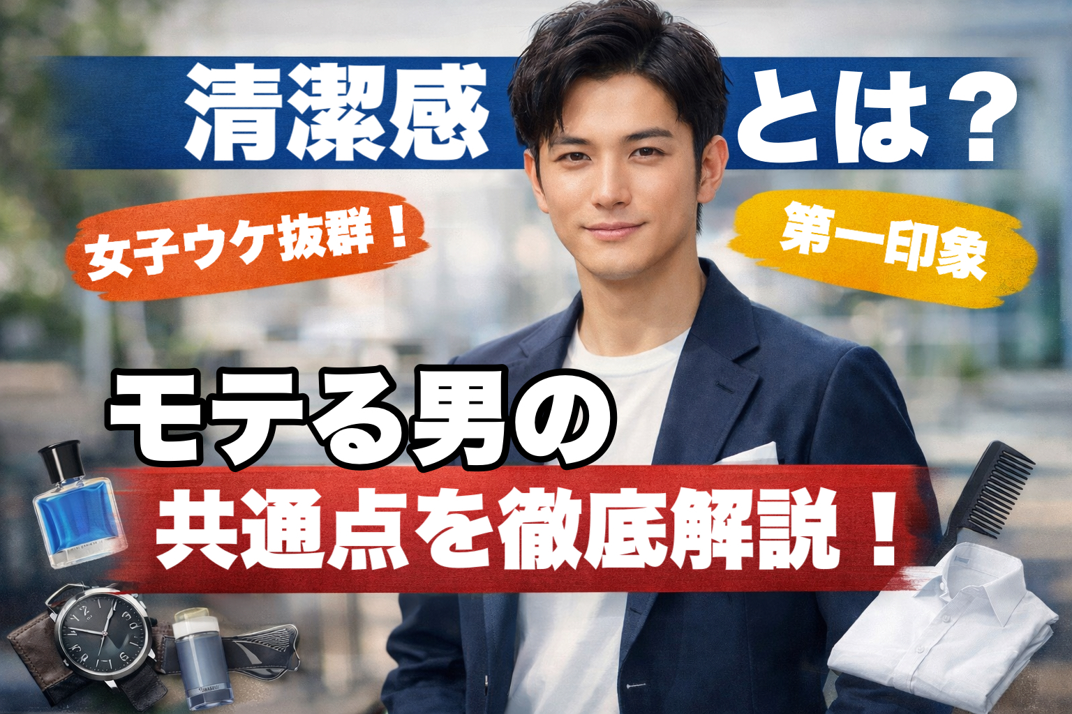清潔感の正体とは？モテる男の共通点を徹底解説